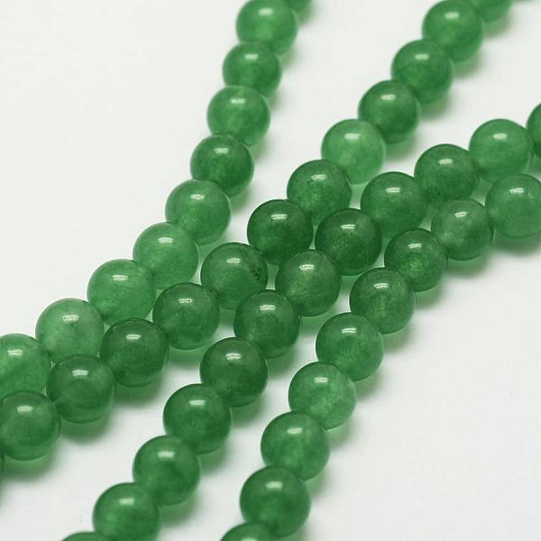 Grüner Aventurin Perlenstrang 4 - 4,5 mm rund (ca. 90 Perlen / ca. 38 cm Länge)