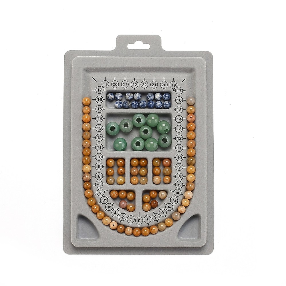 Perlenbrett für Armbänder und kurze Ketten 23 x 15,6 x 1,3 cm