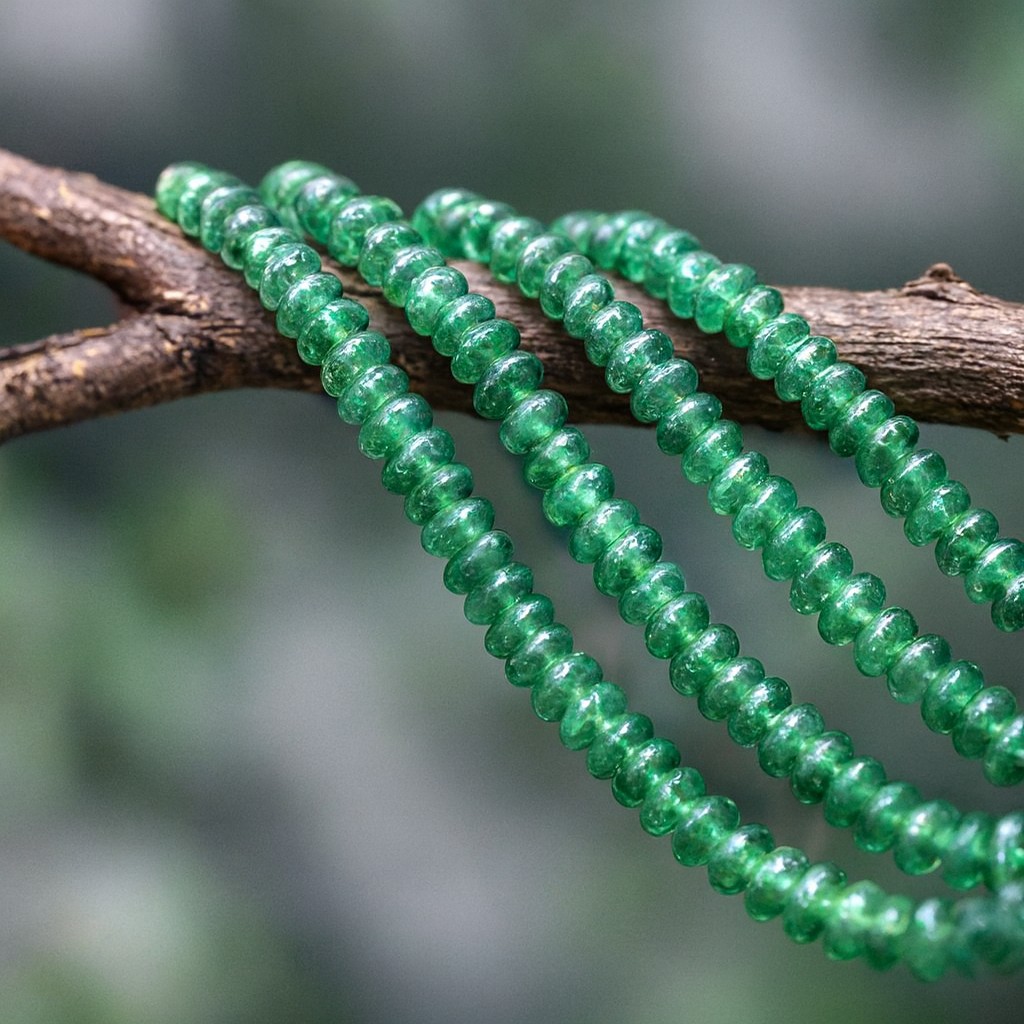 Aventurin Perlenstrang 5 - 5,5 x 3 - 3,5 mm unregelmäßige Rondelle (ca. 35 cm Länge)