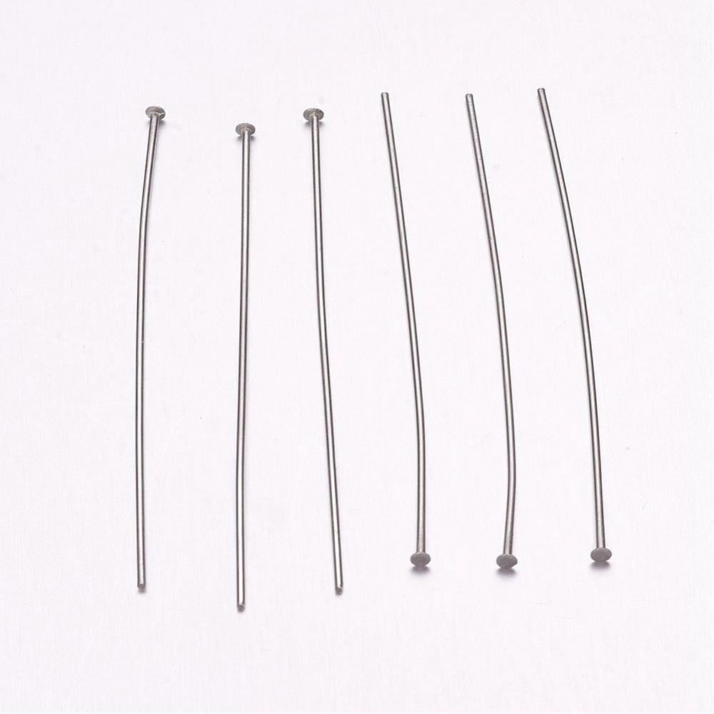 20 Nietstifte Flachkopfstifte aus Edelstahl 30 x 0,6 mm 21 Gauge