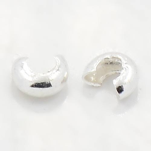 20 Kaschierperlen silberfarben 5 mm