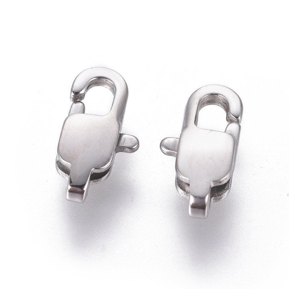 5 Edelstahl Karabinerverschlüsse 13 x 6 x 3 mm
