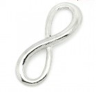 5 Verbinder Unendlichkeitssymbol 24 x 8 mm