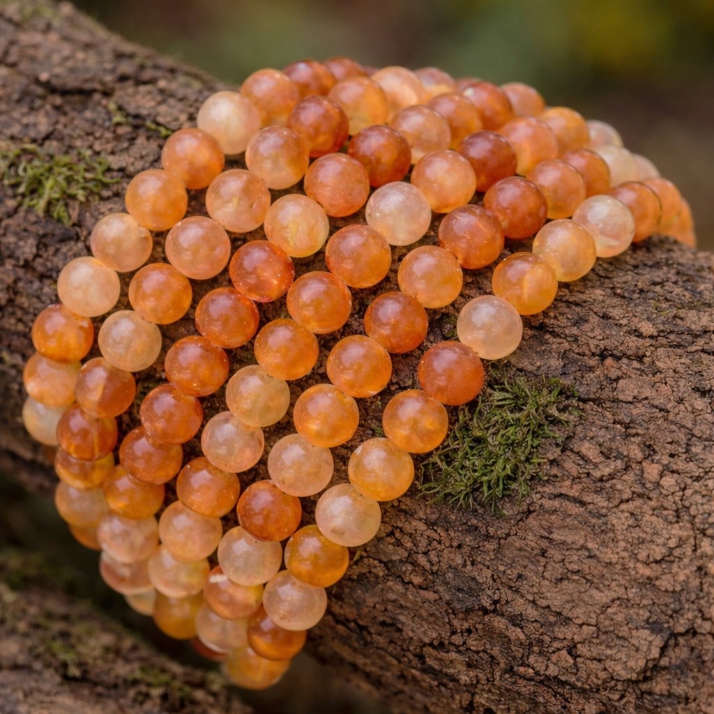 Karneol Perlenstrang ca. 5,8 - 6,2 mm rund glatt glänzend  (ca. 60 Perlen / ca. 35,5 cm