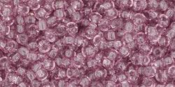 TOHO 11/0 transparent amethyst 5 Gramm 2 mm seedbeads
