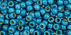 TOHO Permafinish 5 Gramm galvanisierte 3 mm Glasperlen matt aqua sky 8/0