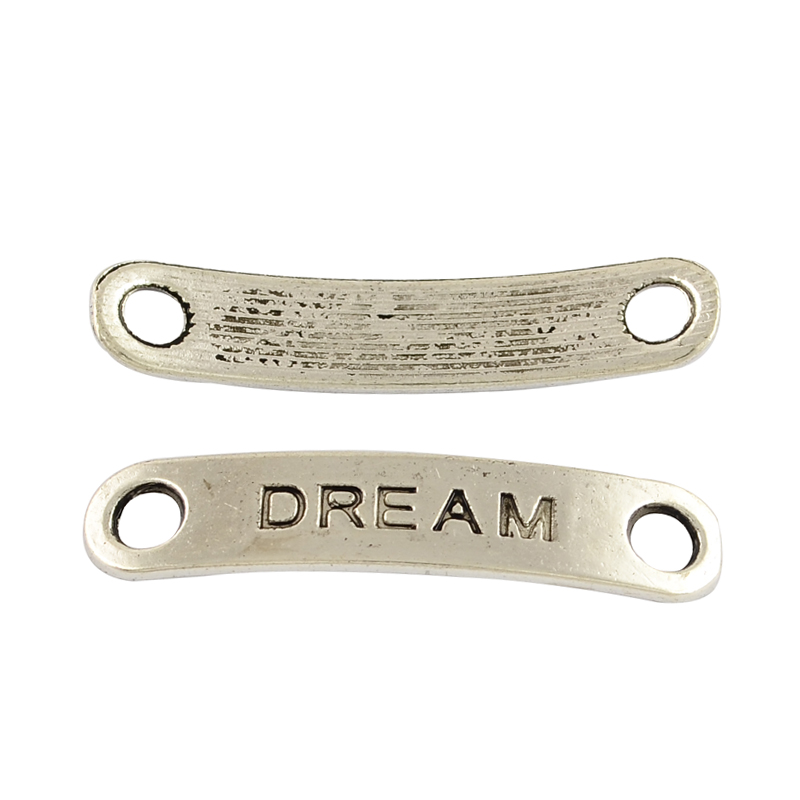 Verbinder DREAM antik silberfarben 38 x 8 x 1,5 mm