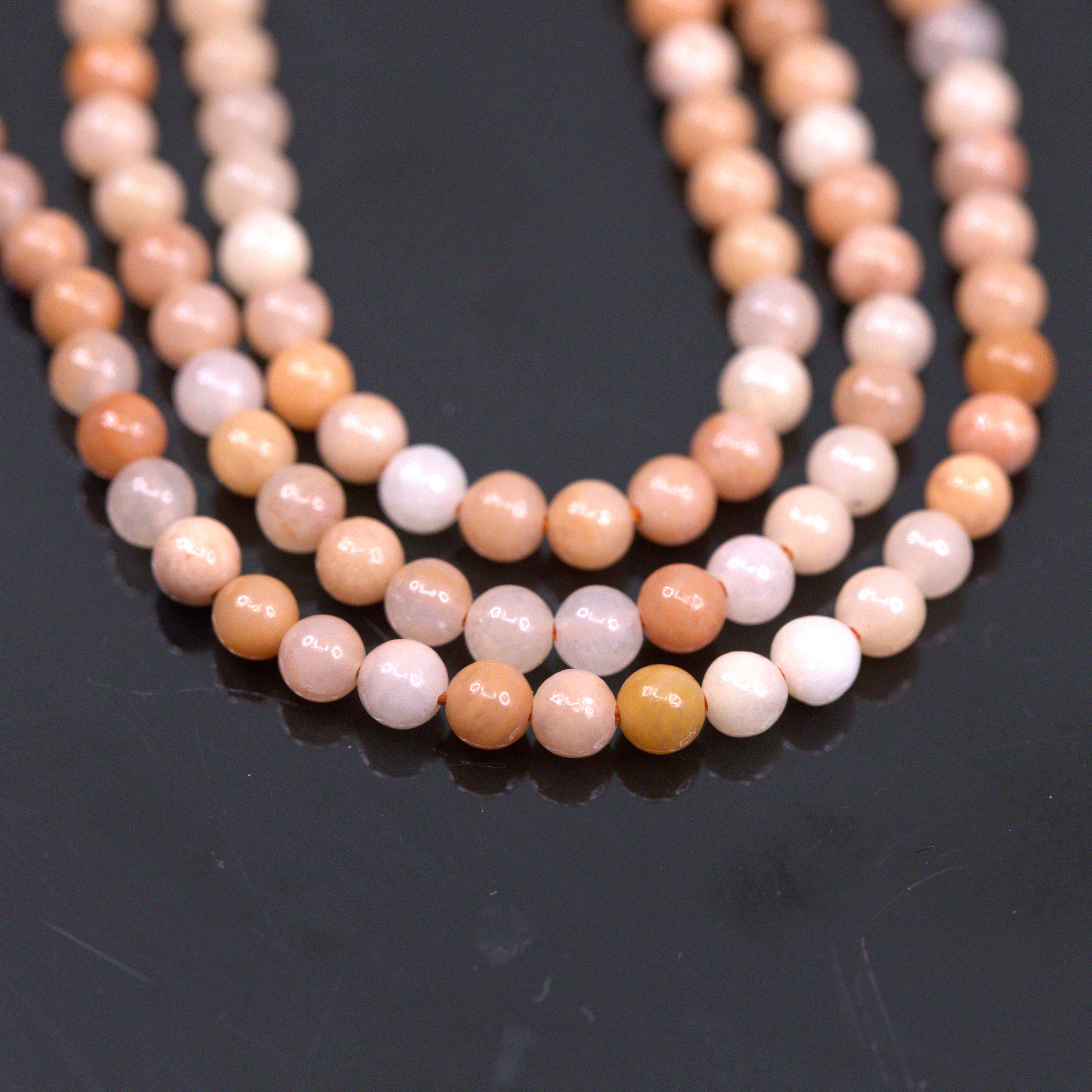 Pink Aventurin Perlenstrang 3 mm (ca. 120 Perlen / ca. 39 cm Länge)