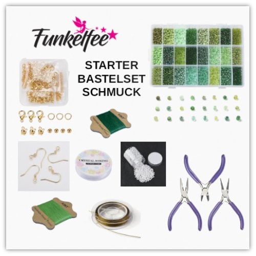 Funkelfee Starter Schmuck Bastelset mit viel Zubehör