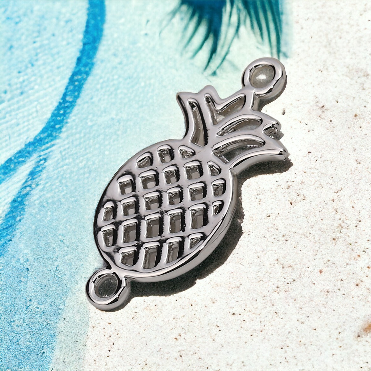 2 Verbinder Ananas 26 x 13 mm