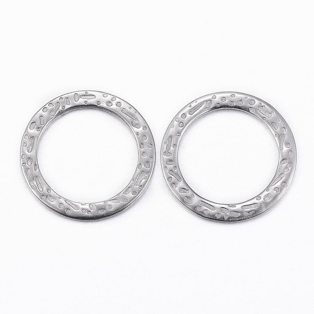 Edelstahl Verbinder Ring 15 x 1 mm